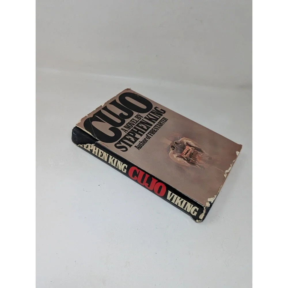 Cujo by Stephen King 1st Edition 1981 Viking Press Hardcover w/ Dust Jacket 80s‎